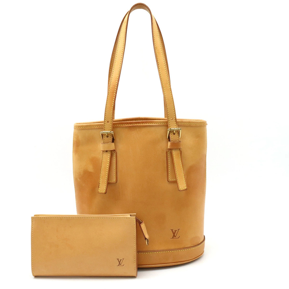 LOUIS VUITTON Bucket Tote Bag Shoulder Leather Anniversary Edition Pouch